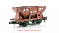 373-219 Graham Farish 24T Iron Ore Hopper 'B.I.S.C. Iron Ore' Red - Era 3.